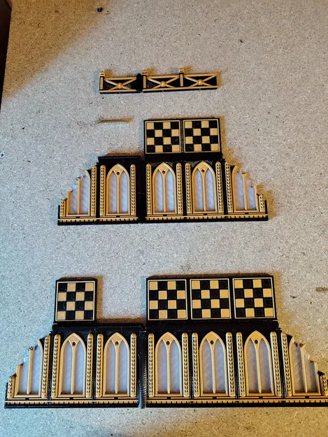 Ruine Gothique Modulaire Pliable – Mô hình công trình nhà thờ đổ nát cho Wargame - Image 5