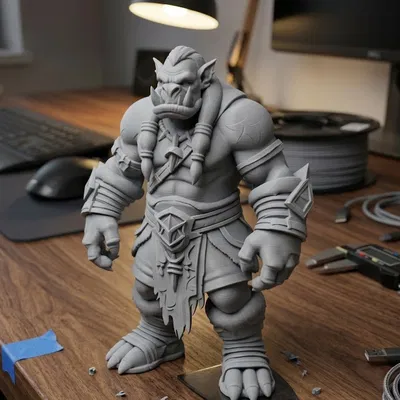 Mô hình in 3D Orc Warrior 2 – Chiến binh giả tưởng đầy uy lực