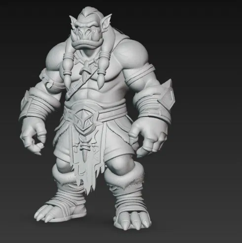 Mô hình in 3D Orc Warrior 2 – Chiến binh giả tưởng đầy uy lực - Image 2