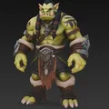 Mô hình in 3D Orc Warrior 2 – Chiến binh giả tưởng đầy uy lực - Thumbnail 4
