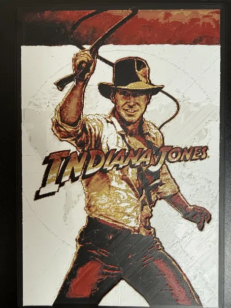 Mô hình Hueforge Indiana Jones - Image 1