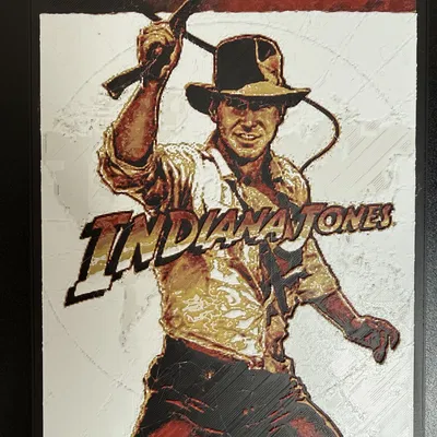 Mô hình Hueforge Indiana Jones