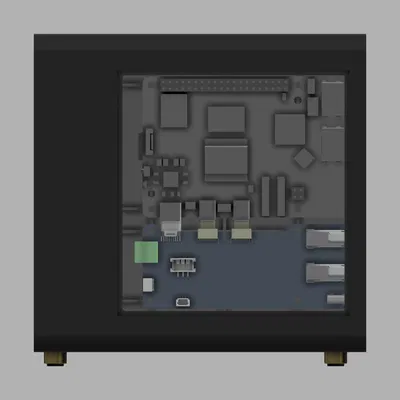 Case Fractal North Pi - Cổng IO phía sau với HDMI kích thước đầy đủ