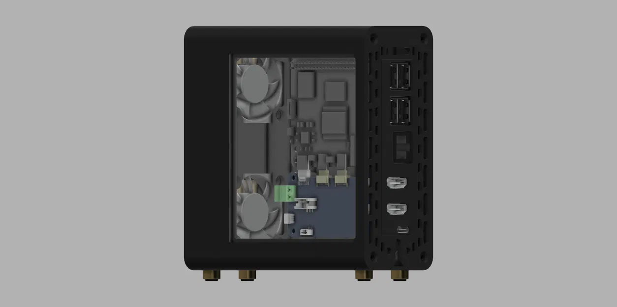 Case Fractal North Pi - Cổng IO phía sau với HDMI kích thước đầy đủ - Image 3