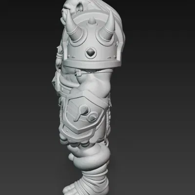 Mô hình Orc Warrior 3: Tượng chiến binh giả tưởng đầy chi tiết
