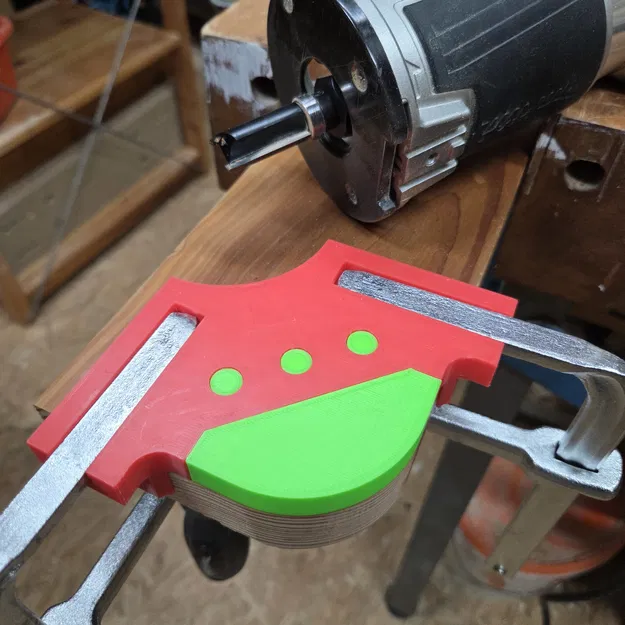 Jig Bo Góc Router với Các Tấm Mẫu Thay Thế – Dụng Cụ Bo Tròn Góc - Image 1