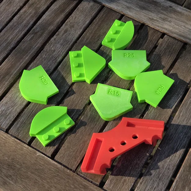 Jig Bo Góc Router với Các Tấm Mẫu Thay Thế – Dụng Cụ Bo Tròn Góc - Image 2