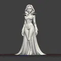 Mô hình 3D nữ ma cà rồng (Vampire Woman) chi tiết, đầy ấn tượng - Thumbnail 2