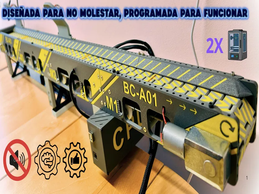 BC-A01: Hệ thống băng tải rác thải in 3D siêu êm cho Bambu Lab - Image 1