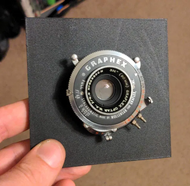 Đế gắn ống kính (Lens Board) loại Graflex Type C - Image 1