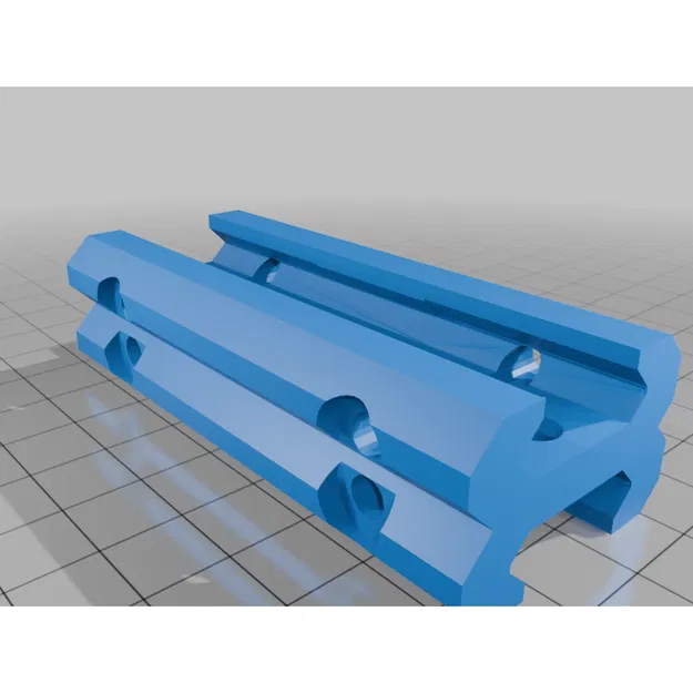 Bộ chuyển đổi ray Picatinny kép cho AR15, Airsoft (3D Print) - Image 1