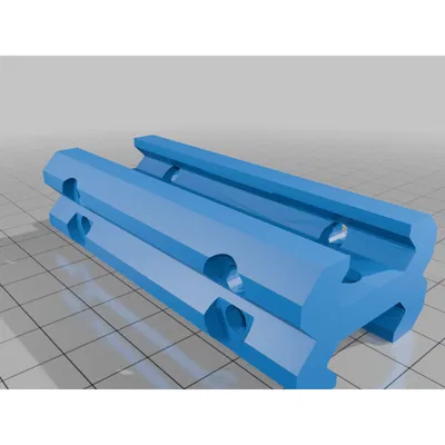 Bộ chuyển đổi ray Picatinny kép cho AR15, Airsoft (3D Print)