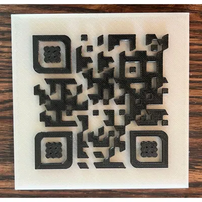 Mã QR connerwill.com in 3D độc đáo - Thiết kế sáng tạo
