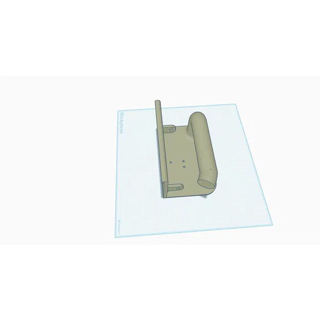 Giá treo giấy vệ sinh hiện đại kèm kệ để đồ và thanh cắt giấy (Có lỗ bắt vít) - Image 2