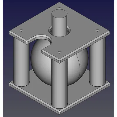 RBFB - Giá đỡ bình thủy tinh đáy tròn 500ml cho mục đích lọc khói