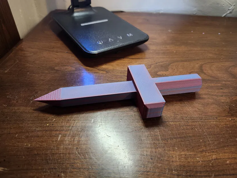 Mô hình Dagger Mach 1 - Dao găm dạng khối đơn giản cho máy in 3D - Image 1