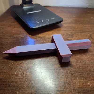 Mô hình Dagger Mach 1 - Dao găm dạng khối đơn giản cho máy in 3D
