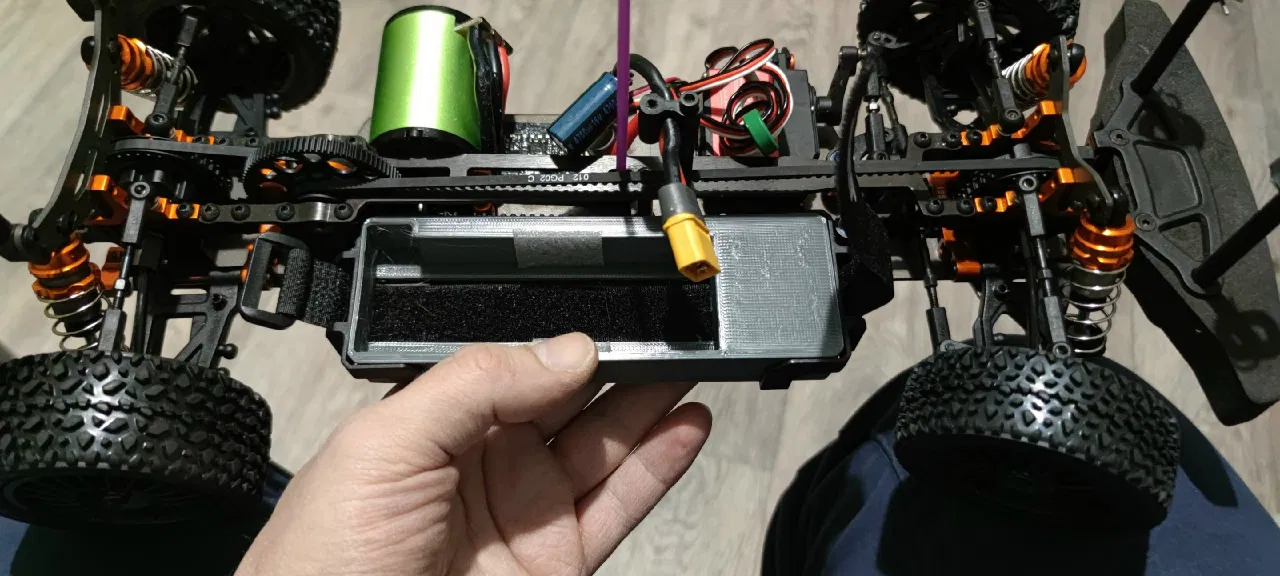 Khay gá pin SN-RC DT-2: Phụ kiện 3D cho pin 3s 2200mah - Image 1