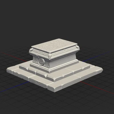 Mô hình đế đá trang trí cho miniature (Stone Baser) in 3D
