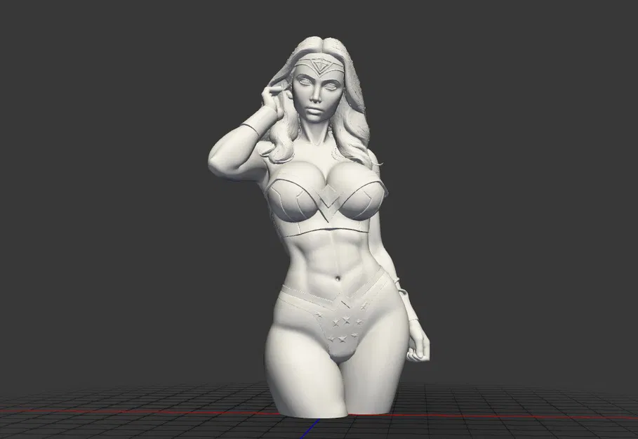 Mô hình Wonder Woman 3D - Tượng bán thân nữ siêu anh hùng cực đẹp - Image 2