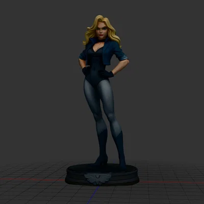 Mô hình nhân vật nữ siêu anh hùng (woman 2) cực chất cho máy in 3D