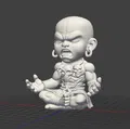 Mô hình 3D Dhalsim Street Fighter - Phiên bản Chibi ngồi thiền - Thumbnail 2
