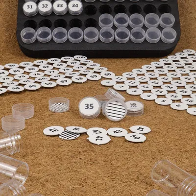 Bộ đánh số thứ tự (NUMBERS) cho hũ đựng Diamond Painting