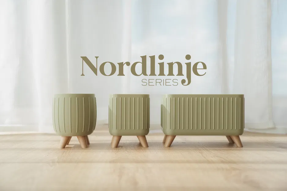 Bộ sưu tập chậu cây Nordlinje Series phong cách Bắc Âu - Image 1