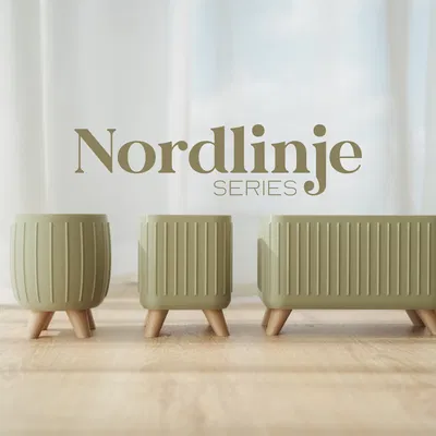 Bộ sưu tập chậu cây Nordlinje Series phong cách Bắc Âu