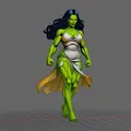 Mô hình 3D She-Hulk đầy uy lực cho người đam mê sưu tầm - Thumbnail 1