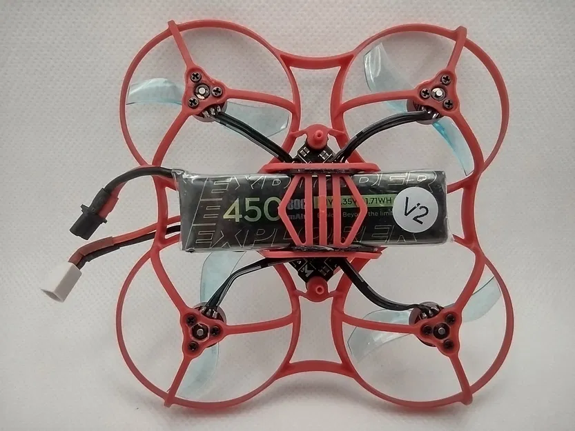 Miếng đệm hỗ trợ giữ pin cho khung NewBeeDrone Cockroach75 LiteAF - Image 5