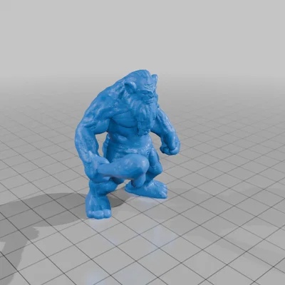 Mô hình Troll 54mm (DND / TTRPG)