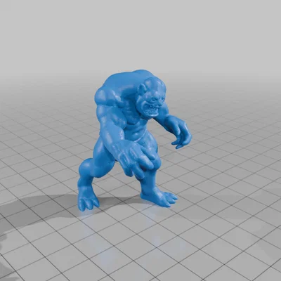 Mô hình Ogre / Troll (50mm) dành cho DND / TTRPG