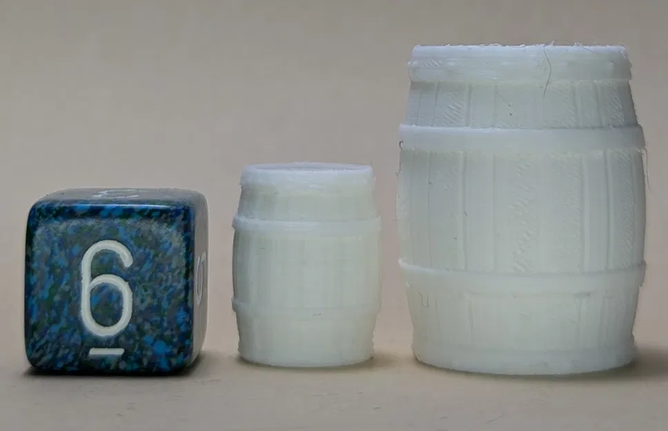 Thùng gỗ (Barrels) - Mô hình địa hình/vật cản (DND / TTRPG) - Image 1