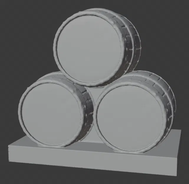 Thùng gỗ (Barrels) - Mô hình địa hình/vật cản (DND / TTRPG) - Image 5