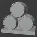 Thùng gỗ (Barrels) - Mô hình địa hình/vật cản (DND / TTRPG) - Thumbnail 5
