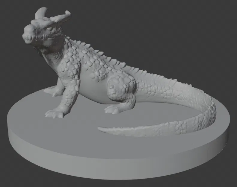 Mô hình rồng Komodo 3D cho trò chơi DND và TTRPG - Image 2