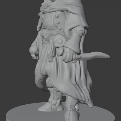 Warforged, Robot Rogue 32mm (DND / TTRPG)