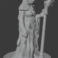 Mô hình Phù thủy, Mụ phù thủy 32mm (DND / TTRPG) - Thumbnail 2