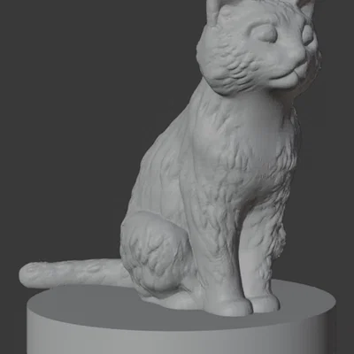 Mô hình Mèo 20mm (DND / TTRPG)