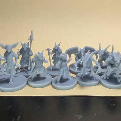 Bộ sưu tập Kobold / Lizardfolk (DND/TTRPG)