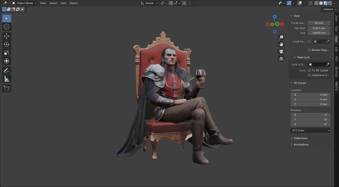 Mô hình Strahd Von Zarovich, Ma cà rồng (DND TTRPG) - Image 4