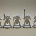 Chibi / Retro Goblin Fighter 20mm (DND/TTRPG) - Thumbnail 1