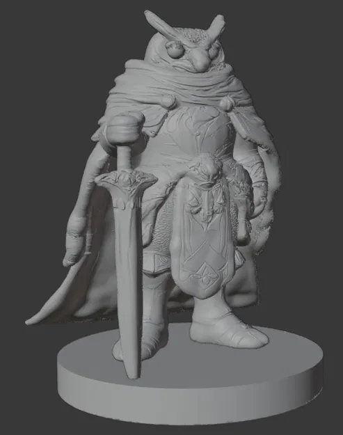 Bộ sưu tập mô hình Owlfolk và Owlin (DND/TTRPG) - Image 9