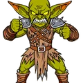 Chibi / Retro Goblin Fighter 20mm (DND/TTRPG) - Thumbnail 7