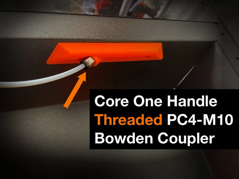 Mod Khớp nối ống Bowden ren M10 (PC4-M10) cho Prusa Core One - Image 1