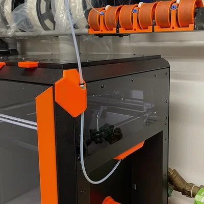 Bộ dẫn nhựa phía trên cho Prusa Core One kèm đầu nối Bowden