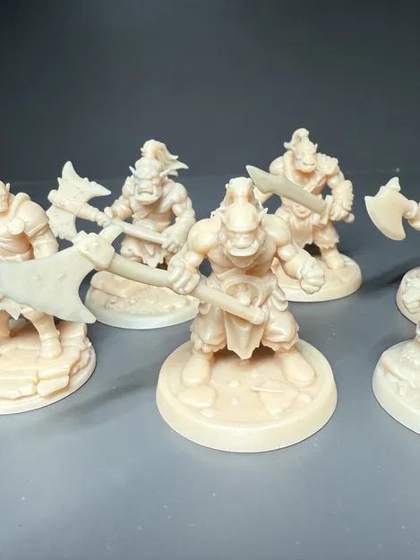 Bộ mô hình Orc dùng cho Dungeons and Dragons (DND) - Image 1