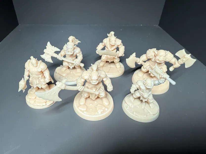 Bộ mô hình Orc dùng cho Dungeons and Dragons (DND) - Image 3