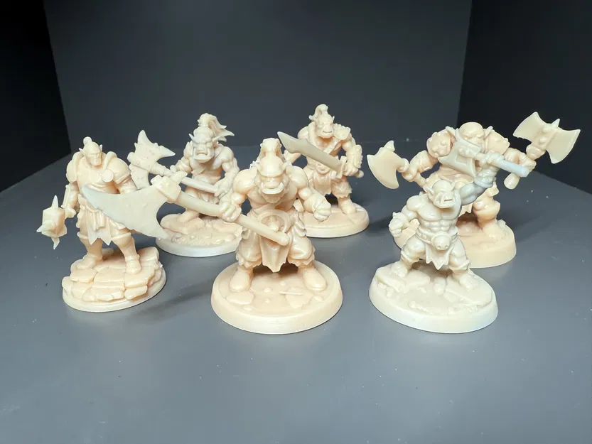 Bộ mô hình Orc dùng cho Dungeons and Dragons (DND) - Image 8
